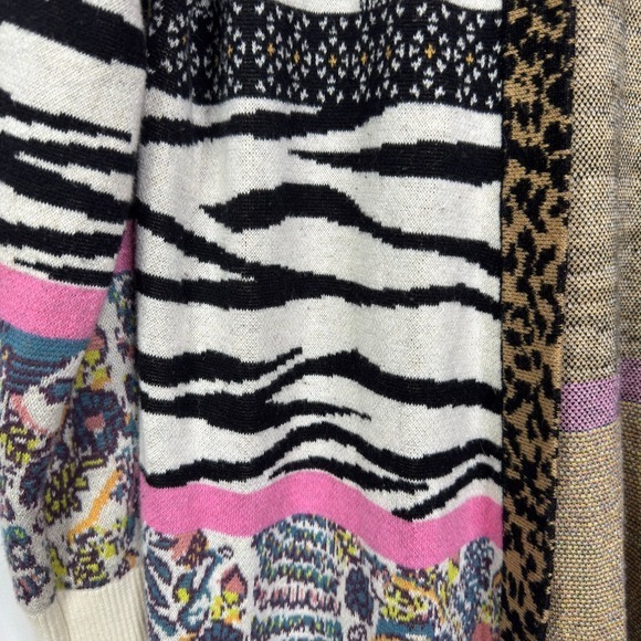 Anthropologie Bohemian‎ Bricolage Knit Patchwork Cardigan Sweater XS - Picture 9 of 10